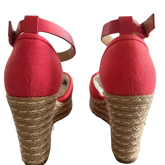 Michael Kors Kendrick Espadrille Wedge Pumps Size 7 - Picture 3 of 6